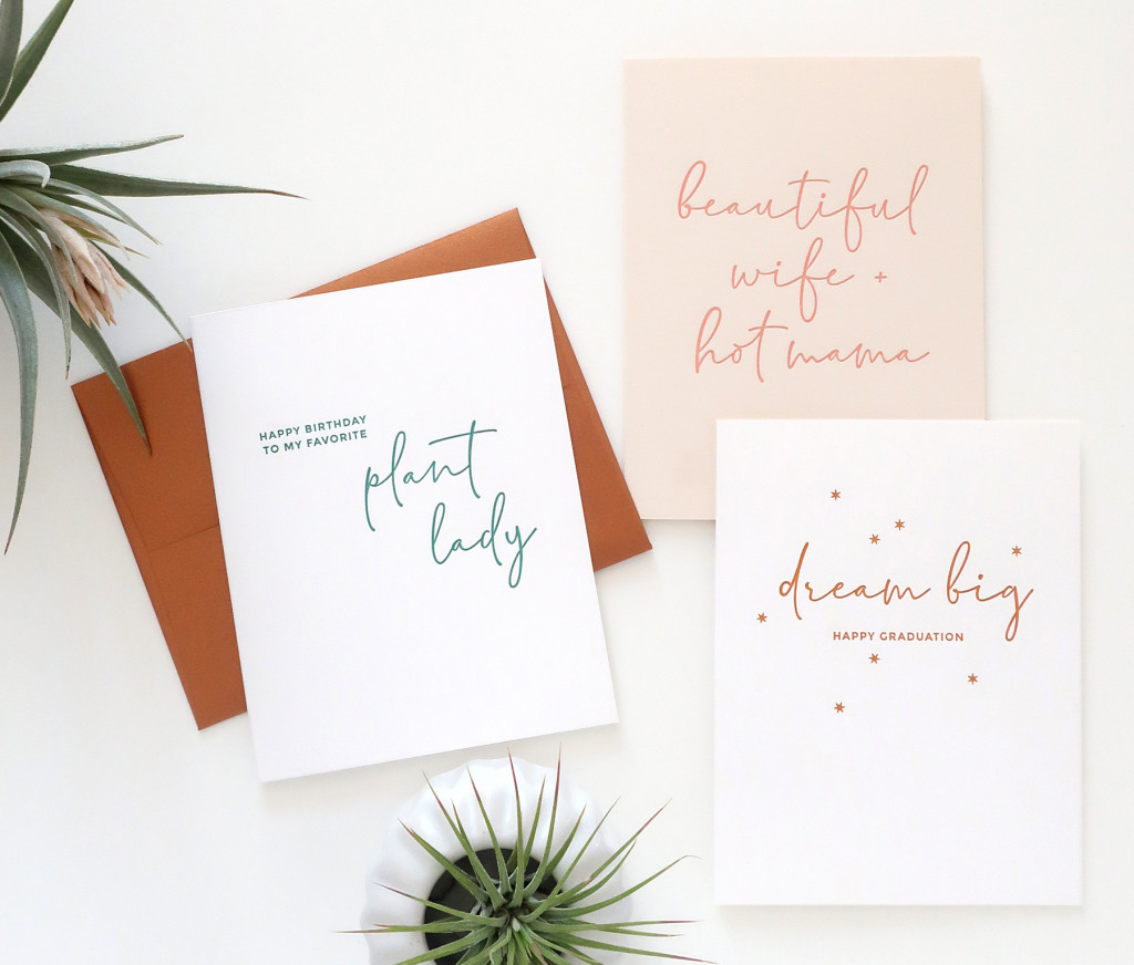 Spring 2019 Letterpress Collection